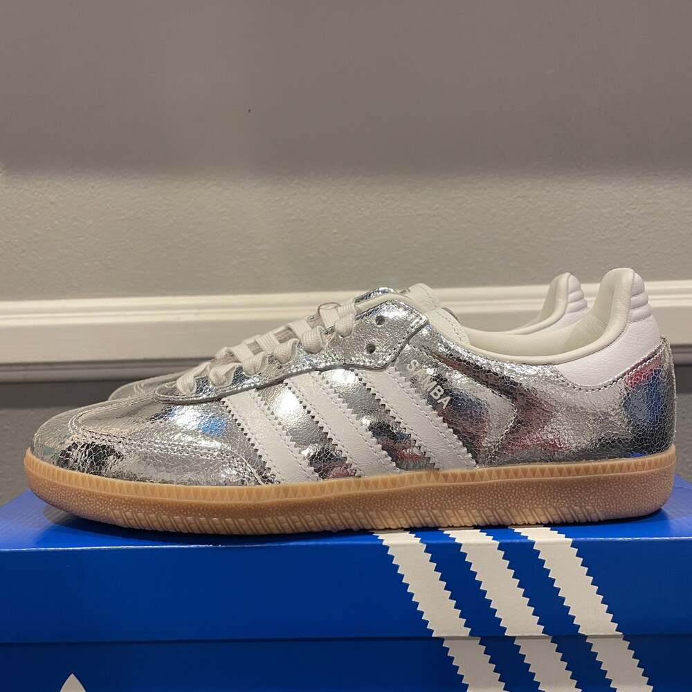 adidas OG Samba silver sneakers